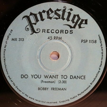 BOBBY FREEMAN - Singles