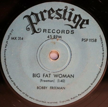 BOBBY FREEMAN - Singles