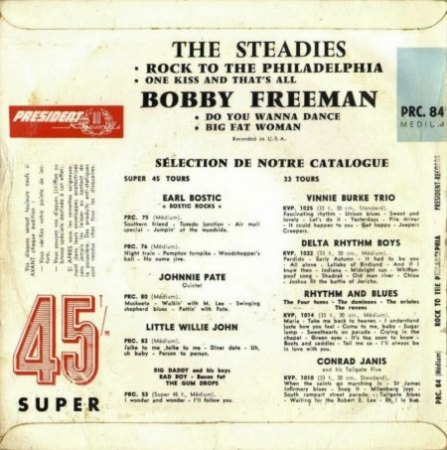 BOBBY FREEMAN - Singles