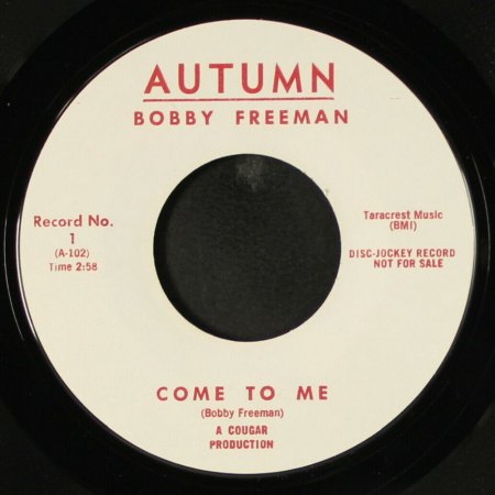 BOBBY FREEMAN - Singles