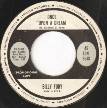 Billy Fury - Kurz-Bio - Single-Discos