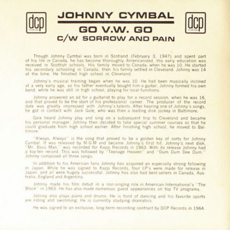 JOHNNY CYMBAL