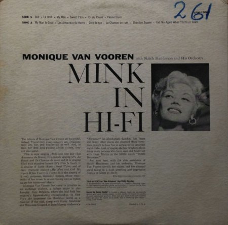 MONIQUE VAN VOOREN