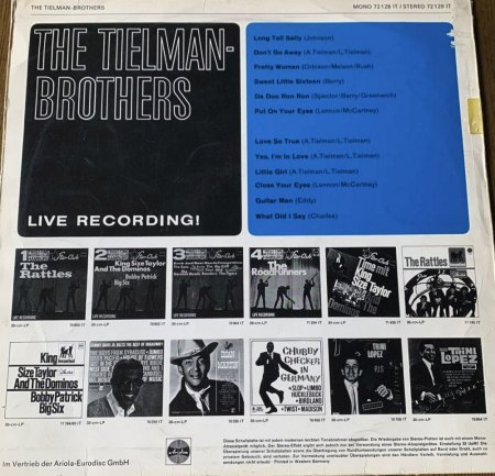 THE TIELMAN BROTHERS (Disco & Bio #27)