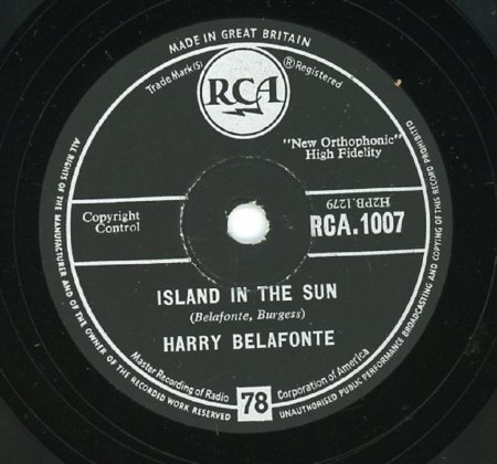 HARRY BELAFONTE