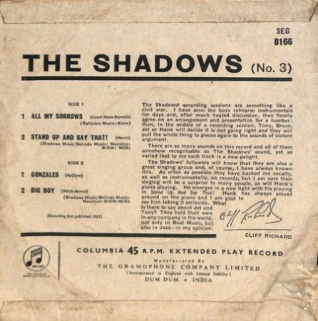 THE SHADOWS - Indien