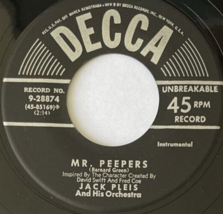 JACK PLEIS & HIS ORCHESTRA