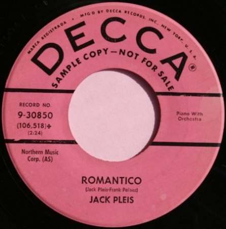 JACK PLEIS & HIS ORCHESTRA