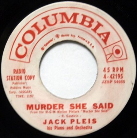 JACK PLEIS & HIS ORCHESTRA