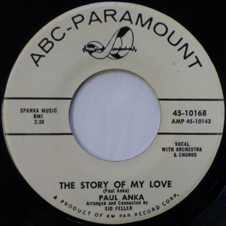 PAUL ANKA - seine Singles