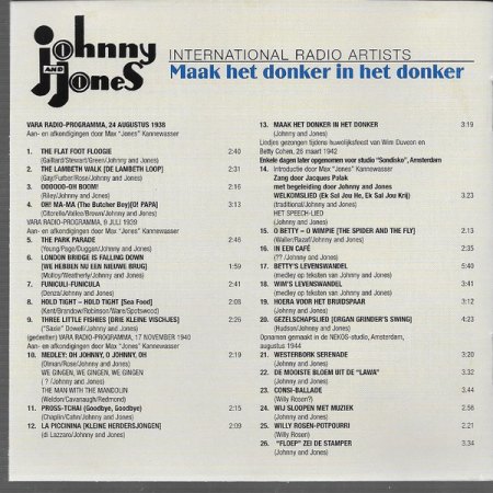 JOHNNY & JONES aus Amsterdam