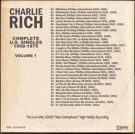 CHARLIE RICH