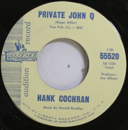 HANK COCHRAN