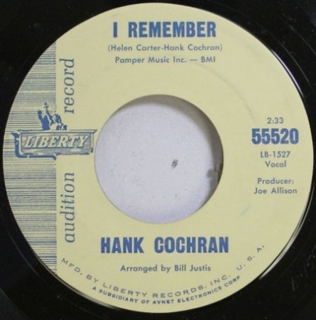 HANK COCHRAN