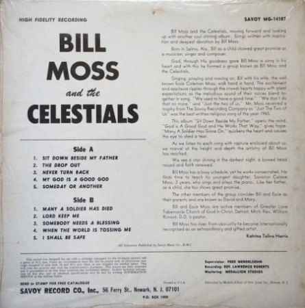 BILL MOSS & The Celestials - Gospel