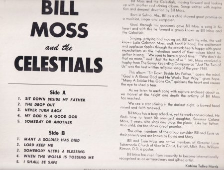 BILL MOSS & The Celestials - Gospel