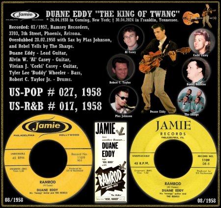 DUANE EDDY - HOT 100 VON 1958