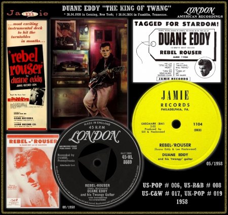 DUANE EDDY - HOT 100 VON 1958