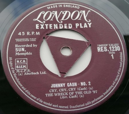 JOHNNY CASH  -  London EPs