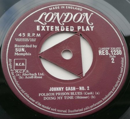 JOHNNY CASH  -  London EPs