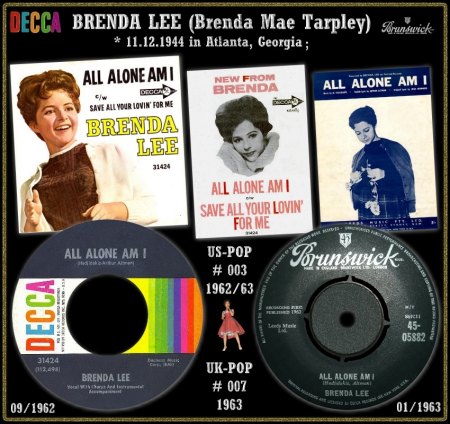 BRENDA LEE - HOT 100 - 1962