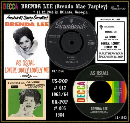 BRENDA LEE - HOT 100 VON 1963