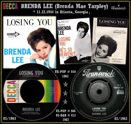 BRENDA LEE - HOT 100 VON 1963