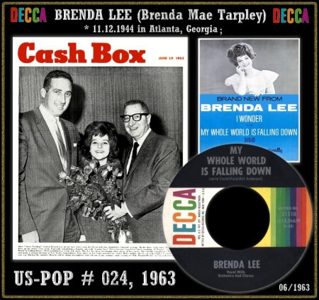 BRENDA LEE - HOT 100 VON 1963