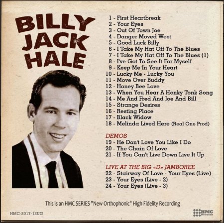 BILLY JACK HALE