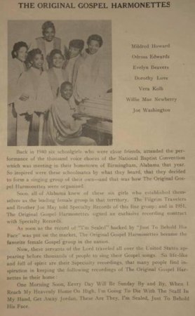 ORIGINAL GOSPEL HARMONETTES (Dorothy Love Coates)