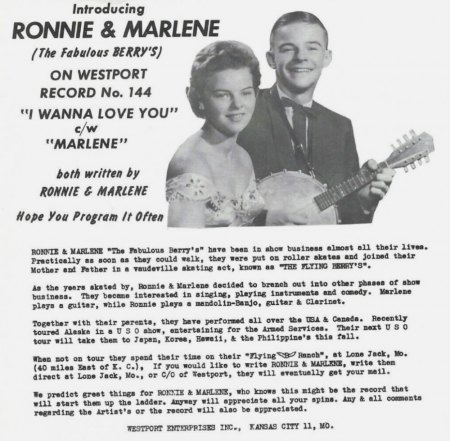 RONNIE AND MARLENE