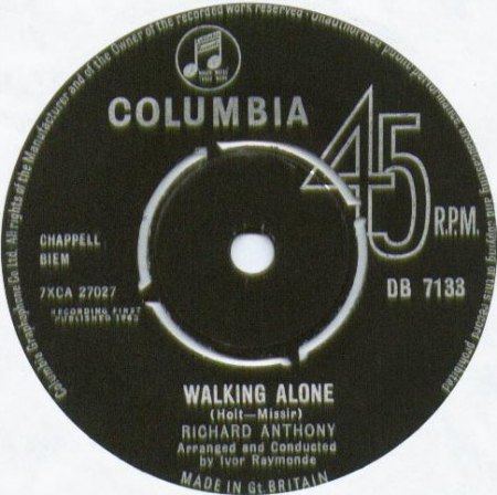 Anthony,Richard01Walking Alone Columbia DB 7133 aus 1963.jpg